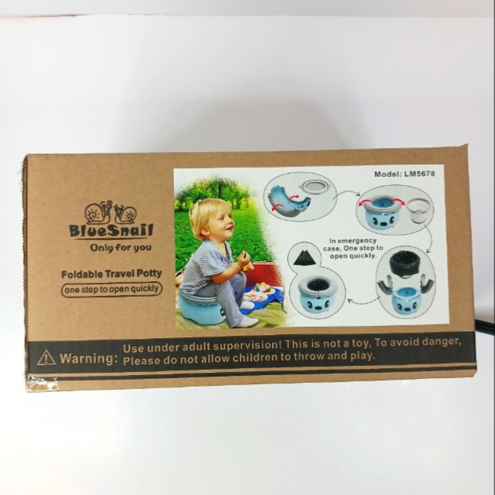 Portable Travel Potty , Foldable Toddler Training Potty With Storage Bag…